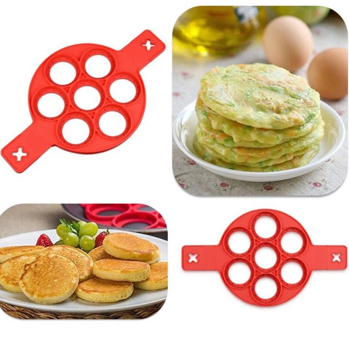 FlipMaster – Non-Stick Pancake Pan-Red-Circle-State of Style