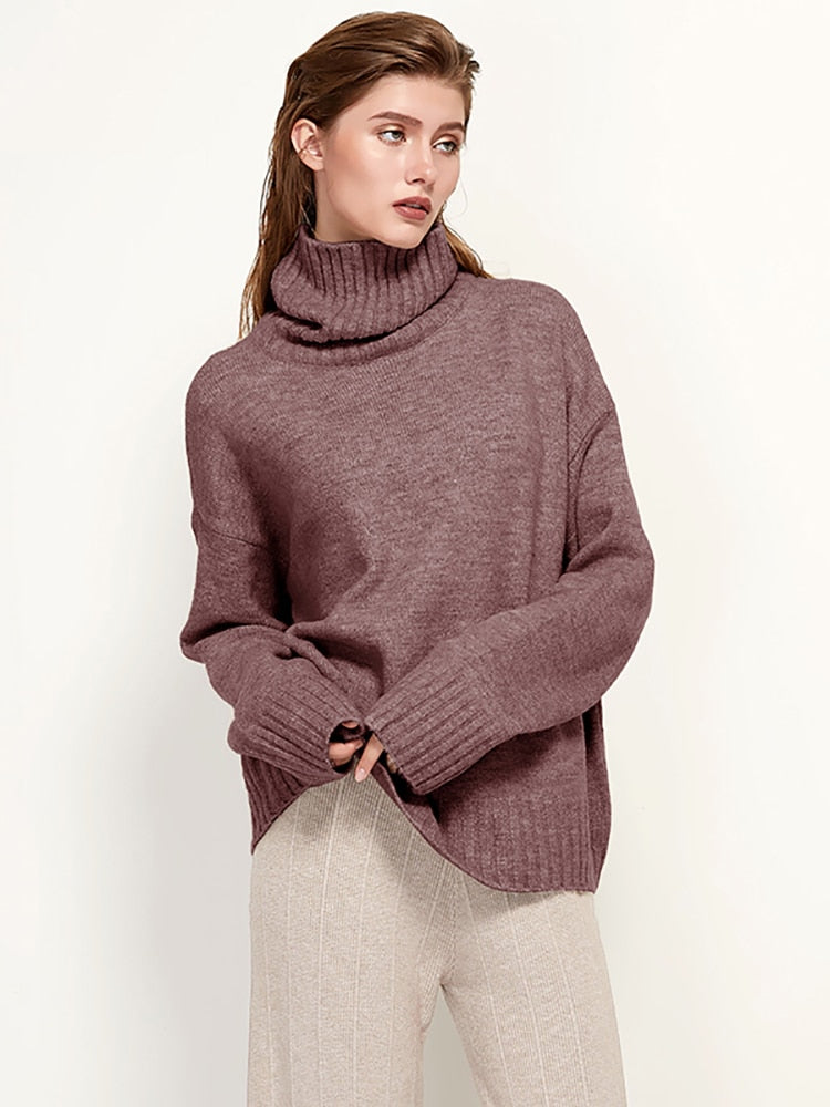 FlipShirt | Elegant & Cozy Women's Turtleneck Sweater-Mocha-XS-State of Style
