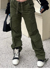 FloortjesPants | Stylish & Functional Women's Cargo Pants-Green-S-State of Style