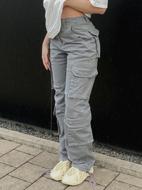 FloortjesPants | Stylish & Functional Women's Cargo Pants-Grey-S-State of Style