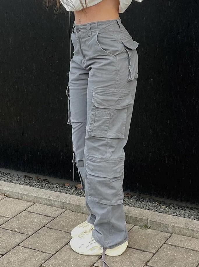 FloortjesPants | Stylish & Functional Women's Cargo Pants-Khaki-S-State of Style