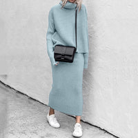 Flora Top And Skirt Set | 2-Piece Women's Outfit-Sky Blue-S-State of Style
