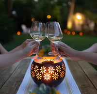 FloraGlow - Flower Pattern Candle Holder-State of Style