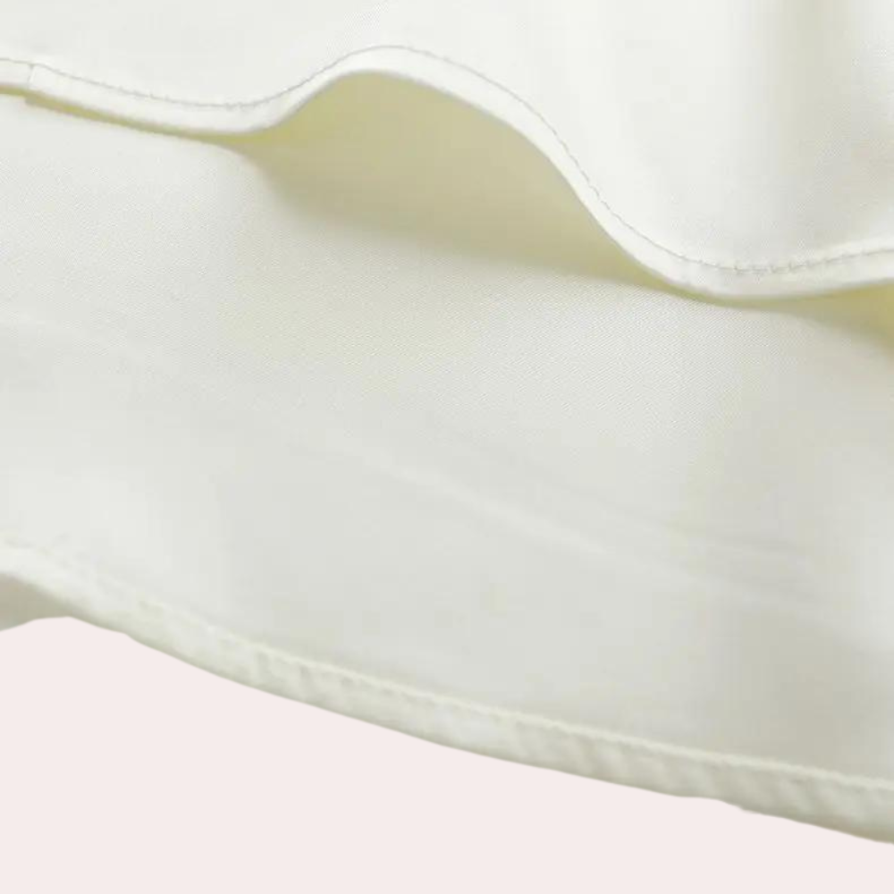 Floral Beige Ladies Blouse with Loose Fit – Elvira-S-State of Style