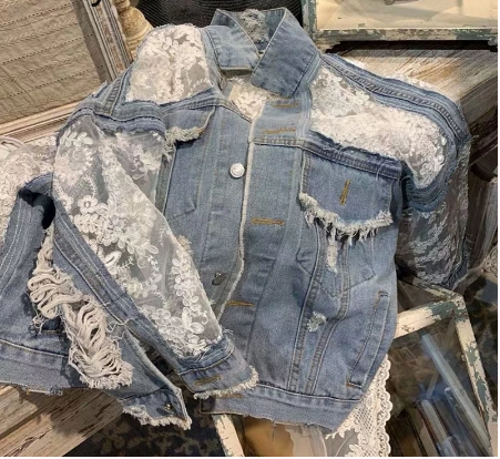 Floral Denim Jacket-State of Style