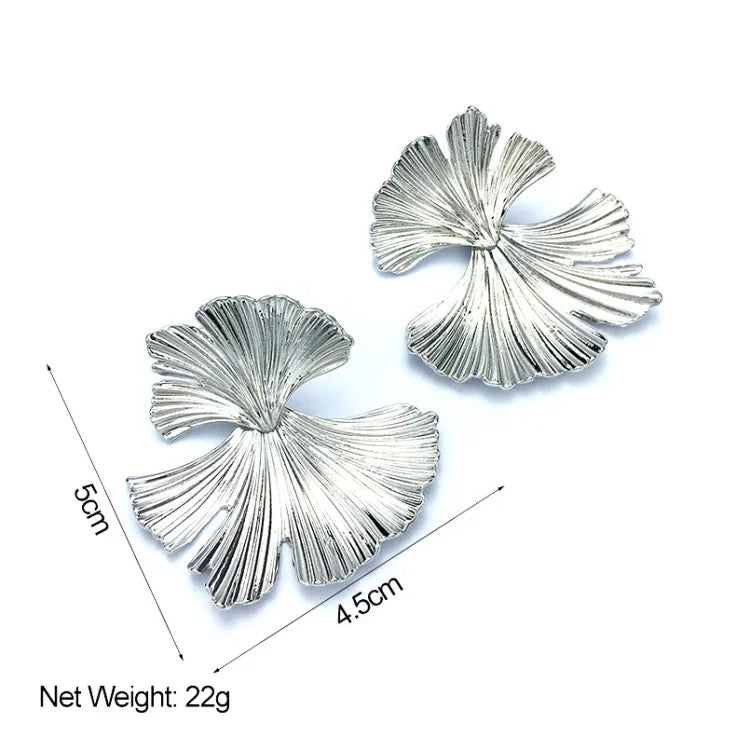 Floral Earrings in Gold and Silver – Liora-Silver-State of Style