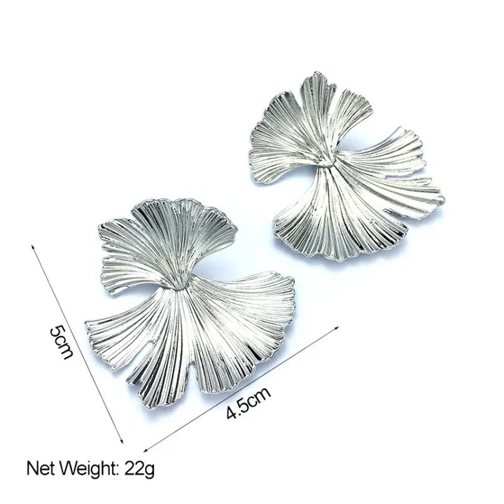 Floral Earrings in Gold and Silver – Liora-Silver-State of Style