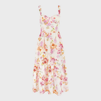 Floral Flared Midi Dress – Mireille-XS-State of Style