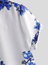 Floral short-sleeved summer shirt for men – Fabrizio-XS-State of Style