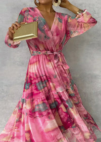 Floral Wrap Maxi Dress – Viviana-S-State of Style