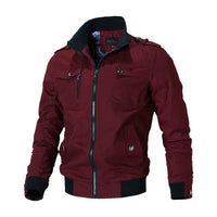 FlorisJacket | Lightweight Windbreaker Jacket for Men-Red-M-State of Style