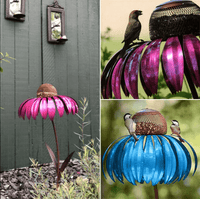 Flower-Shaped Bird Feeder - FloraFeeder-Red-State of Style