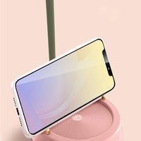 Flower-Shaped Desk Lamp - LumaPetal-Pink-State of Style