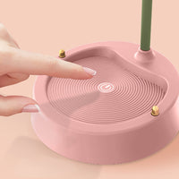 Flower-Shaped Desk Lamp - LumaPetal-Pink-State of Style