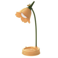 Flower-Shaped Desk Lamp - LumaPetal-Yellow-State of Style