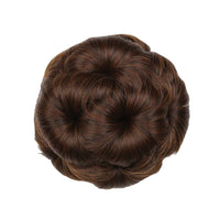 Flower-shaped Hair Clip with Hair Extension – Fiora-Light brown-State of Style