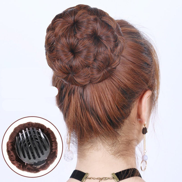 Flower-shaped Hair Clip with Hair Extension – Fiora-Maro-State of Style