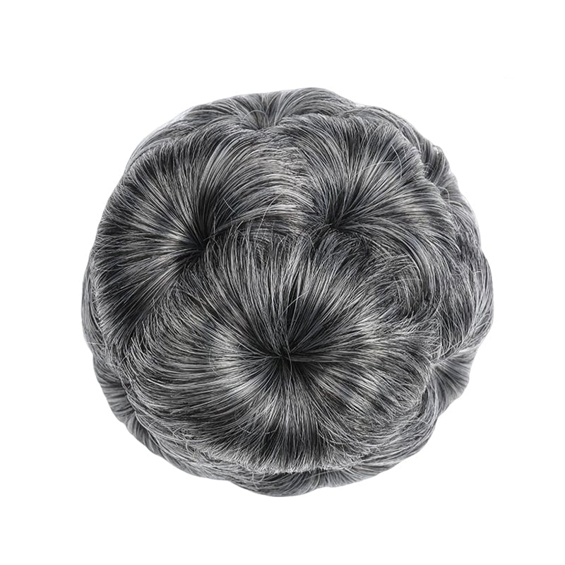 Flower-shaped Hair Clip with Hair Extension – Fiora-Silver grey-State of Style