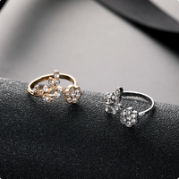 Flower Wish Ring | Elegant Design | Women's Jewellery-Gold-State of Style