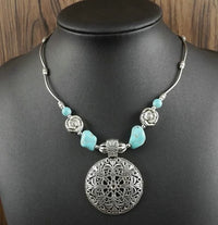 FlowerChain | Elegant & Stylish Women's Necklace-Silver-State of Style