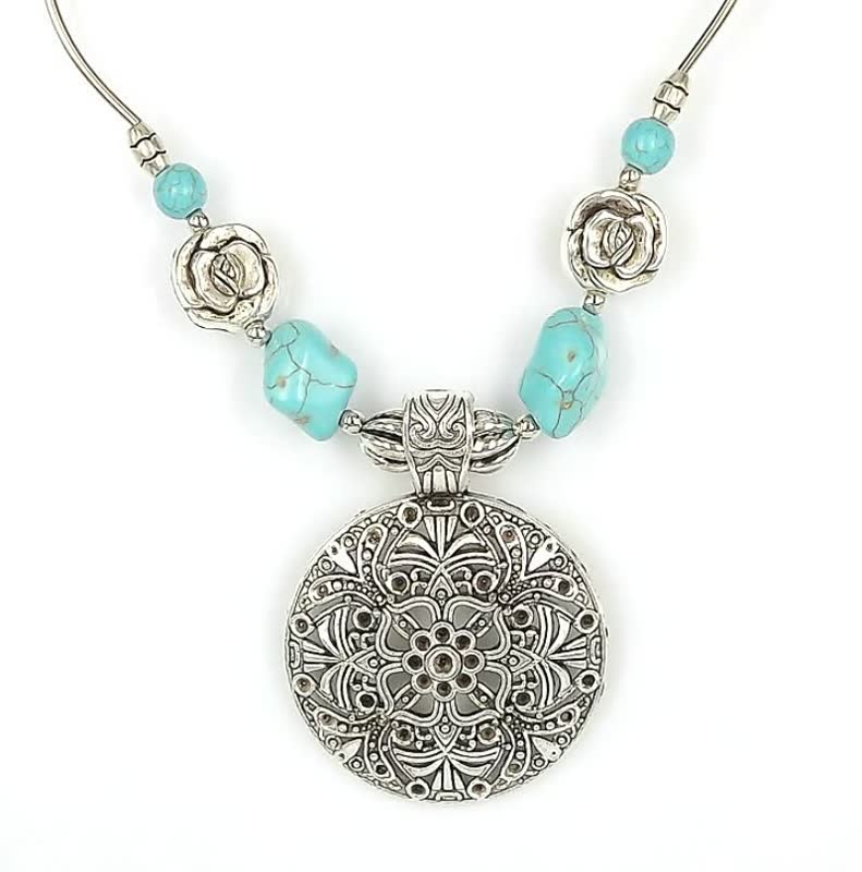 FlowerChain | Elegant & Stylish Women's Necklace-Silver-State of Style