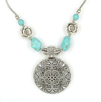 FlowerChain | Elegant & Stylish Women's Necklace-Silver-State of Style