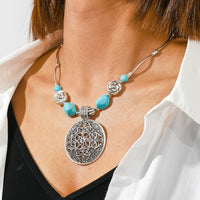 FlowerChain | Elegant & Stylish Women's Necklace-Silver-State of Style