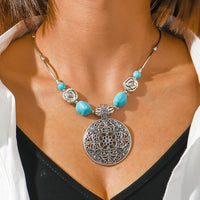 FlowerChain | Elegant & Stylish Women's Necklace-Silver-State of Style