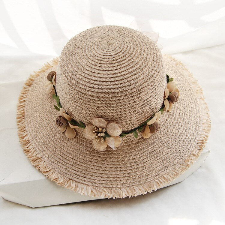 FloweryHat | Stylish & Protective Sun Hat for Women-Apricot-State of Style