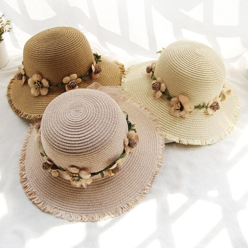 FloweryHat | Stylish & Protective Sun Hat for Women-Apricot-State of Style