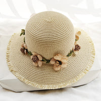 FloweryHat | Stylish & Protective Sun Hat for Women-Beige-State of Style