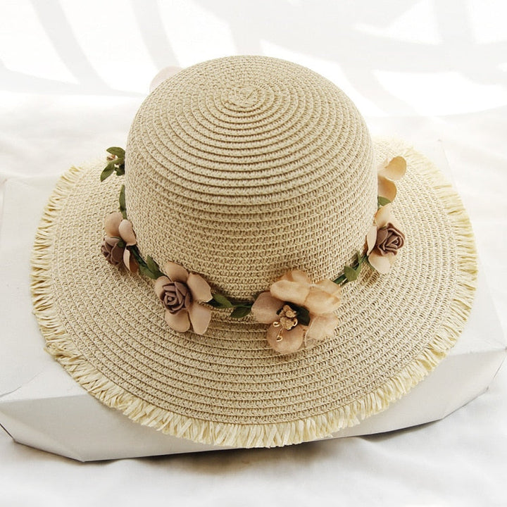 FloweryHat | Stylish & Protective Sun Hat for Women-Beige-State of Style