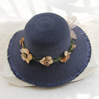 FloweryHat | Stylish & Protective Sun Hat for Women-Navy Blue-State of Style