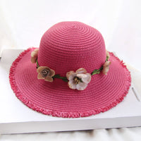 FloweryHat | Stylish & Protective Sun Hat for Women-Plum Red-State of Style