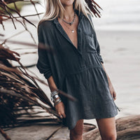 Flowy Summer Dress | Lightweight and Stylish-Marine Blue-S-State of Style