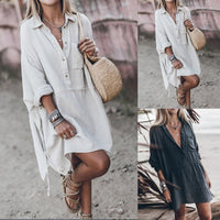 Flowy Summer Dress | Lightweight and Stylish-White-S-State of Style