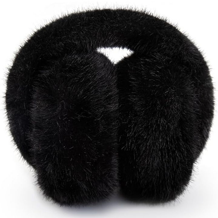 Fluffy Foldable Faux Fur Winter Ear Warmers - FauxSnugs-White-State of Style