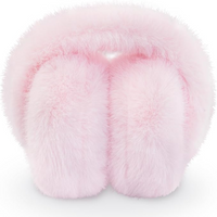 Fluffy Foldable Faux Fur Winter Ear Warmers - FauxSnugs-White-State of Style