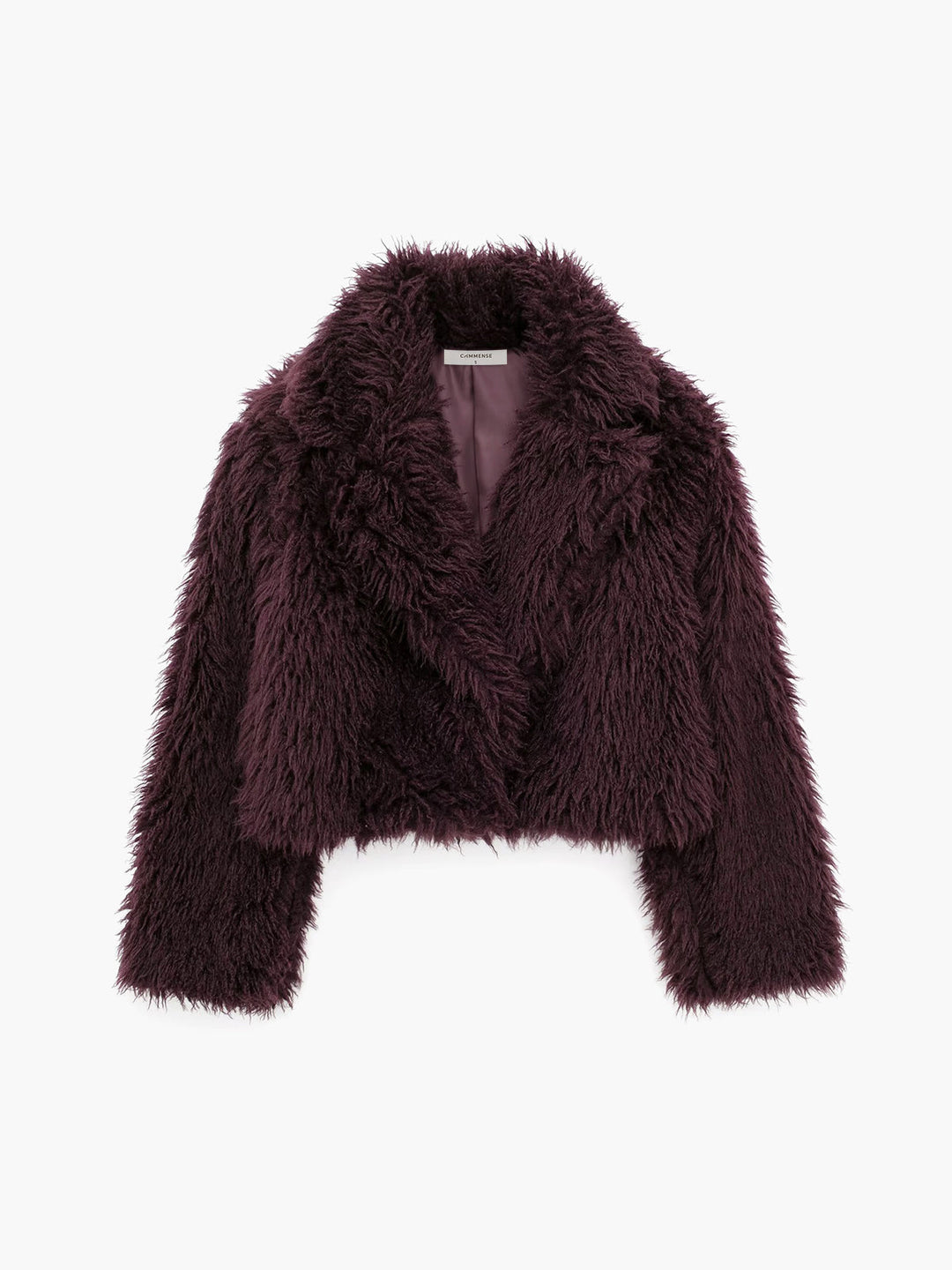 Fluffy Imitation Fur Short Jacket - Lina-XS-State of Style