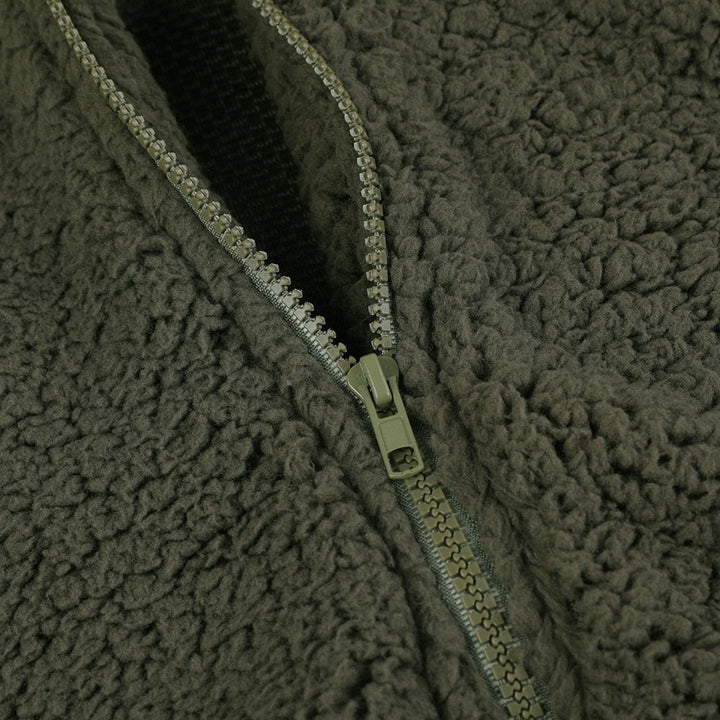 Fluffy Ladies' Jacket with Hood - Sofia-Pink-S-State of Style