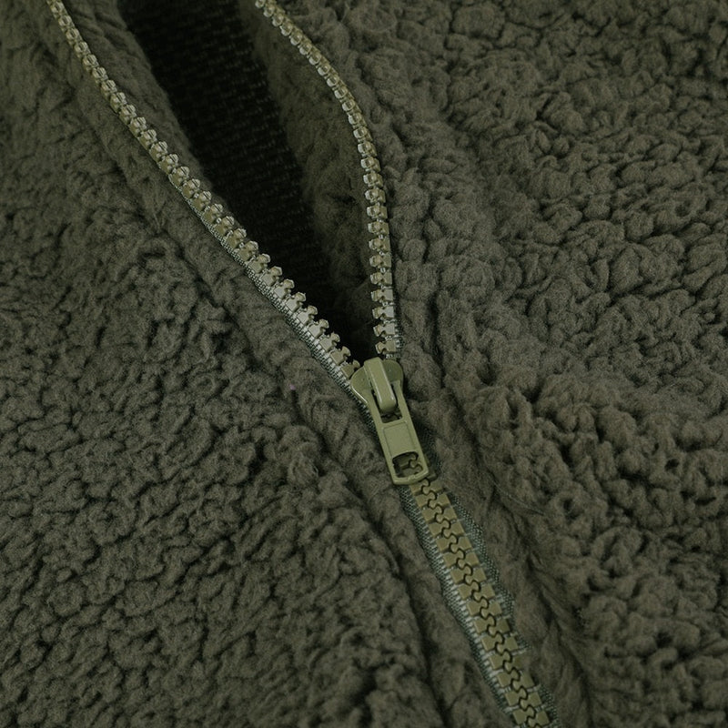 Fluffy Ladies' Jacket with Hood - Sofia-Pink-S-State of Style