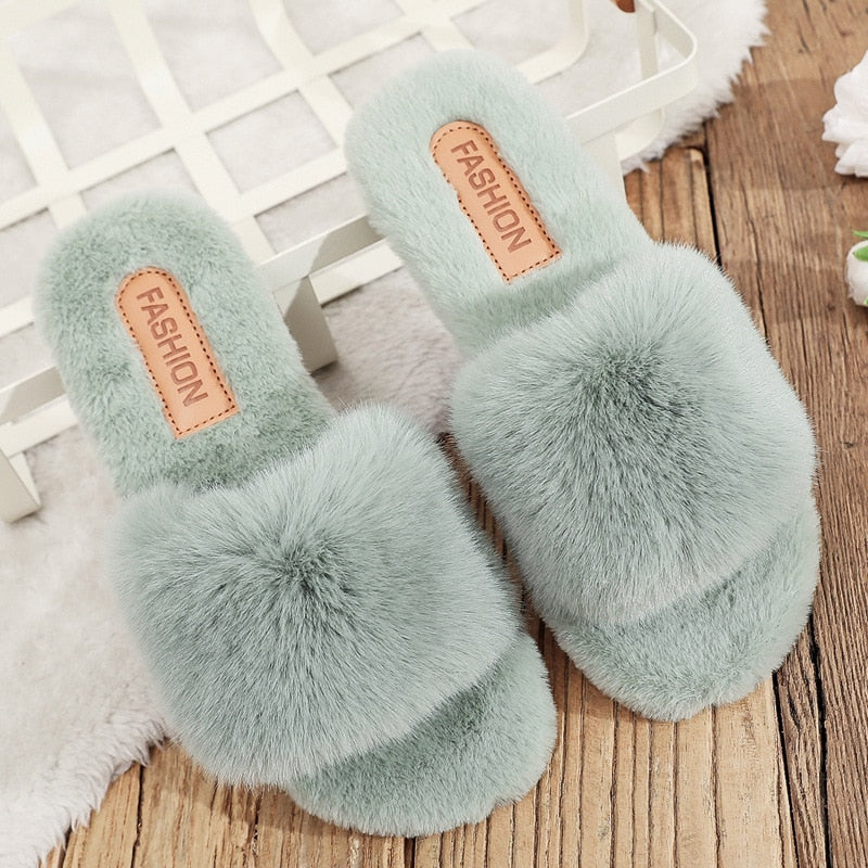 Fluffy Slippers | Soft, Warm & Comfortable-Blue-5.0-State of Style