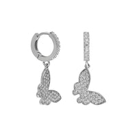 Flying Butterfly Earrings - Vivara-Silver-State of Style