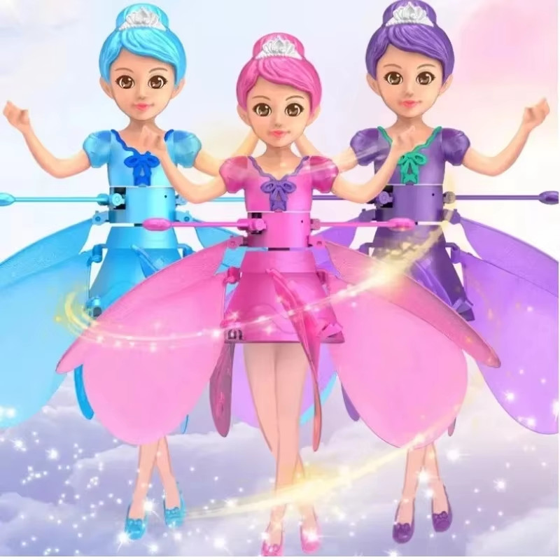 FLYING POP WITH LIGHT - DANCE SIMULATION & GESTURE CONTROL - MAGICAL FLYING TOY FOR CHILDREN-Purple-State of Style
