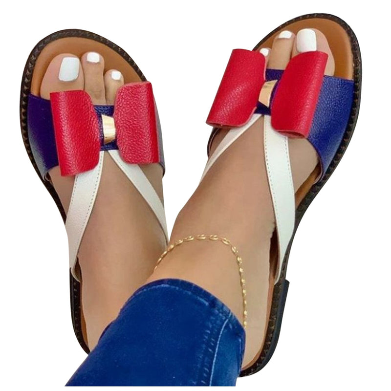 FlySlide | Cozy Butterfly Design Slippers-Red-4.5-State of Style