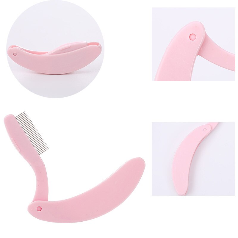 Foldable Eyebrow Extension Brush | Compact & Precise Grooming-Black-State of Style