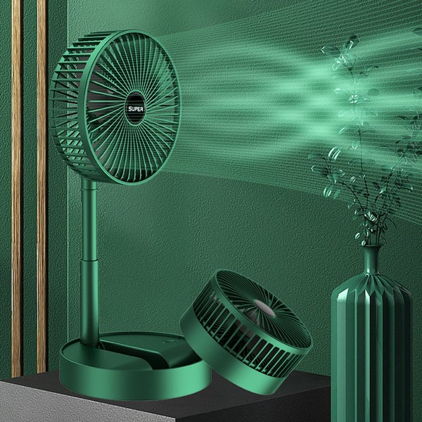Foldable Portable Fan - CoolWave-Green-State of Style
