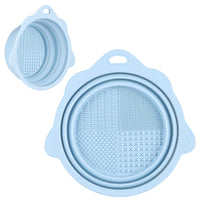 Foldable Silicone Brush Cleaner Bowl-Blue-State of Style
