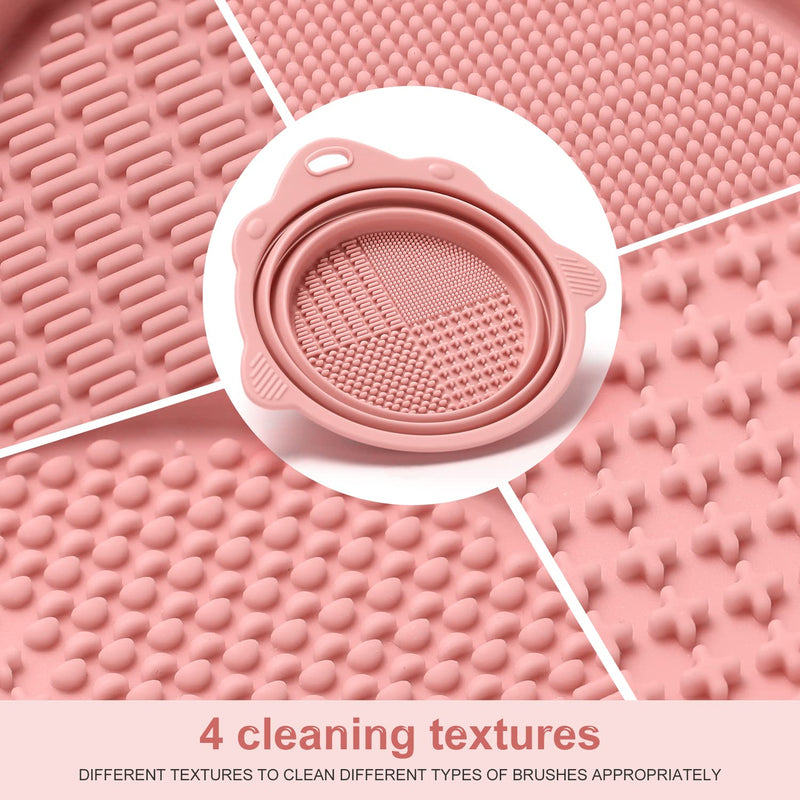 Foldable Silicone Brush Cleaner Bowl-Green-State of Style