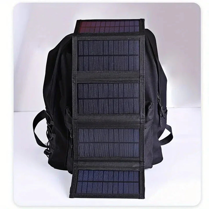 Foldable Solar Powerbank – SolarMate-Black-State of Style
